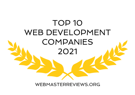 Badges for Top 10 Web Development Companies 2021